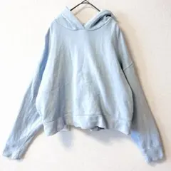 赤字覚悟✨OLD NAVY 【L】ライトブルー パーカー スウェット　裏起毛