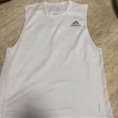 adidas ホワイト タンクトップ