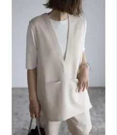 Bonjour Sagan フロントポケットベスト