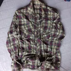 Costy Jeans チェック柄長袖シャツ