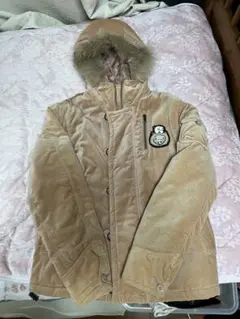 DRUG STORES★ベージュ ★ブタ刺繍 フード付きジャケット★ジャンバー