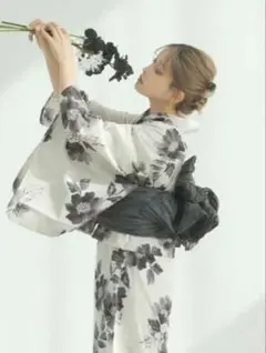 DITA 京の水墨画 ＊浴衣5点セット＋おまけ