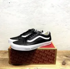 新品 希少 US27.5cm VANS OLDSKOOL レザー海外正規品