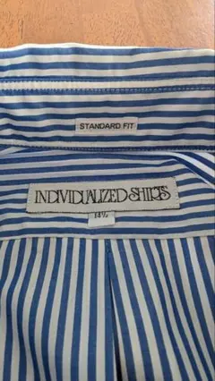 極美品　INDIVIDUALIZED SHIRTS　ボタンダウン14 1/2