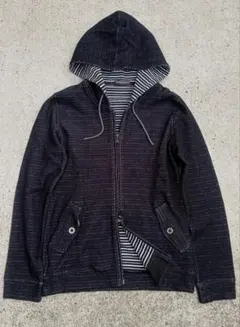 00s HIDEAWAYS NICOLE パーカー y2k お兄系 ボーダーのサムネイル