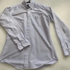 スーツセレクト スリムフィット長袖シャツ 4S 薄い紫