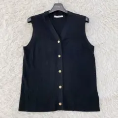 【24AW】ANAYI エキストラメリノジレ 金ボタン ウール 薄手 レイヤードのサムネイル