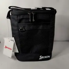 新品 SRIXON ゴルフ 保冷バッグ ラウンドポーチ 黒　定価3000円＋税のサムネイル