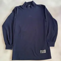 ミズノ　ハイネック アンダーシャツ S ネイビー