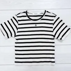Her lip to Trois Logo Ribbed Tee ボーダーのサムネイル