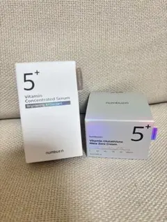 numbuzin 5+ ビタミン美容液＆グルタチオンクリーム