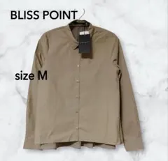 BLISS POINT ベージュ 茶系 M シャツ
