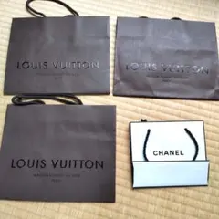 LOUIS VUITTON & CHANEL 紙袋 4枚セット