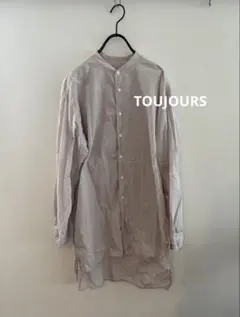 週末限定 TOUJOURS クラシックバンドカラーシャツ トゥジュー luxe 週末限定 TOUJOURS クラシックバンドカラーシャツ トゥジュー luxe