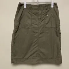 SM2 サマンサモスモス　台形スカート　カーキブラウン