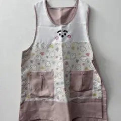 シナぷしゅ エプロン M-L 保育園　幼稚園教諭　介護士