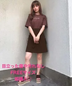 NICE CLAUP サイドレースアップスカート スカパン