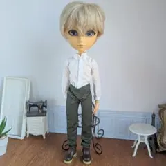 T.2※テヤンアウトフィット※オリーブグリーンのパンツ