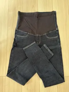 マタニティ ダークブルー ジーンズ L