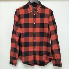 Journal Standard 長袖シャツ オレンジと黒チェック