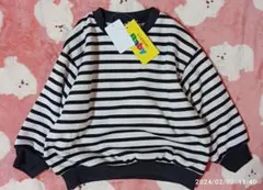 しまむら　クロッシー　タグ付き新品　ボーダー　トレーナー