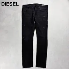 DIESEL TEPPHAR ストレッチ ブラック W34 L32 ダメージ