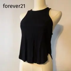 forever21 S リブ編み クロップド アメリカンスリーブタンクトップのサムネイル