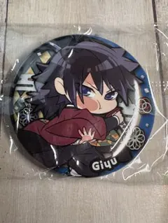 ぴた!でふぉめ 鬼滅の刃 無限城編 缶バッジ 富岡義勇①