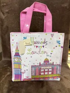 未使用　ハロッズ Harrods ハンドバッグ　エコバッグのサムネイル