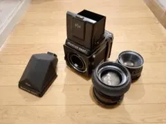 Mamiya RB67 中判フィルムカメラ レンズ3本付きのサムネイル
