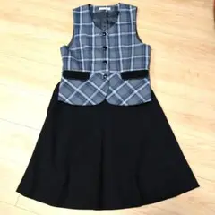 事務服　制服 en joie（アンジョア）11号 ベスト＆フレアースカート