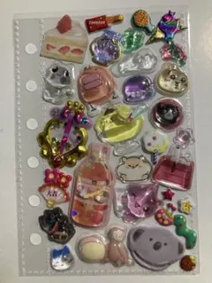 ㊷ 立体シール ミックス おすそ分け シール交換 シール帳 まとめ割 完成品