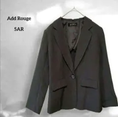 【アッドルージュ】 ジャケット　グレー　ブラック　ビジネス　スーツ　フォーマル
