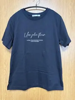 ikka ブラックTシャツ Mサイズのサムネイル