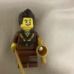 レゴミニフィギュア ブラウン衣装 杖付き　ダレス師匠