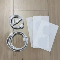 Apple 純正 Lightningケーブル2本 ステッカー typeCケーブル
