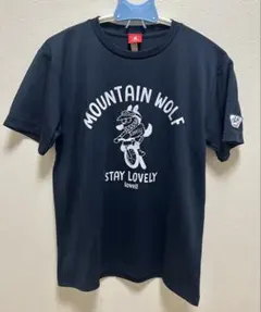 サイクリングウェア　MOUNTAIN WOLF ドライTシャツ 黒