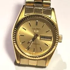 2026年最新】SEIKO 5 文字盤カラー：ゴールド メンズ 自動巻き時計の