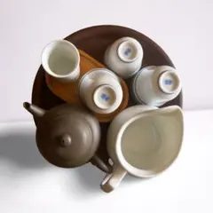 中国茶器セット 陶器急須と茶杯
