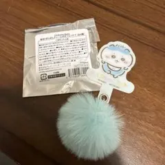 ハチワレ　ぽんぽんチャーム付きフォンタブ　ちいかわベビー ノベルティ