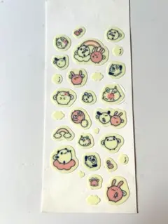 平成　シール　ハムスター パンダ ウサギ