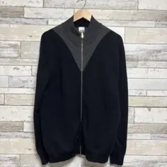 Paul Smith ジップアップセーター ネイビー／グレー