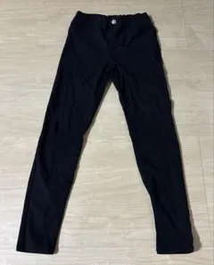 GUキッズパンツ130 黒