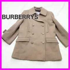 美品/稀少】Burberrys カシミヤ混 ダブルチェスターコート キャメル