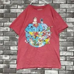 ジャスティスリーグ スーパーマン バットマン 霜降り ムービーTシャツtシャツ