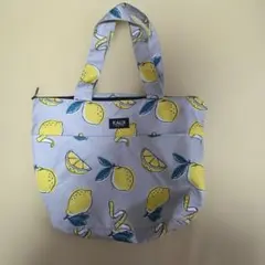 カルディ　レモン柄　トートバッグ
