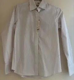 ✨タグ付き新品未使用　UNIQLO ストライプシャツ 長袖 Lサイズ