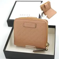 ✨未使用展示品　GUCCI ミニ財布　マイクロGG インターロッキング　ベージュ