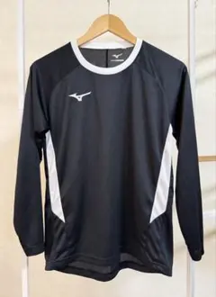 MIZUNO キッズ 長袖プラクティスシャツ ブラック