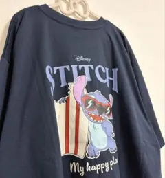 新品未使用 ディズニー リロ＆スティッチ プリント 半袖Tシャツ LLのサムネイル